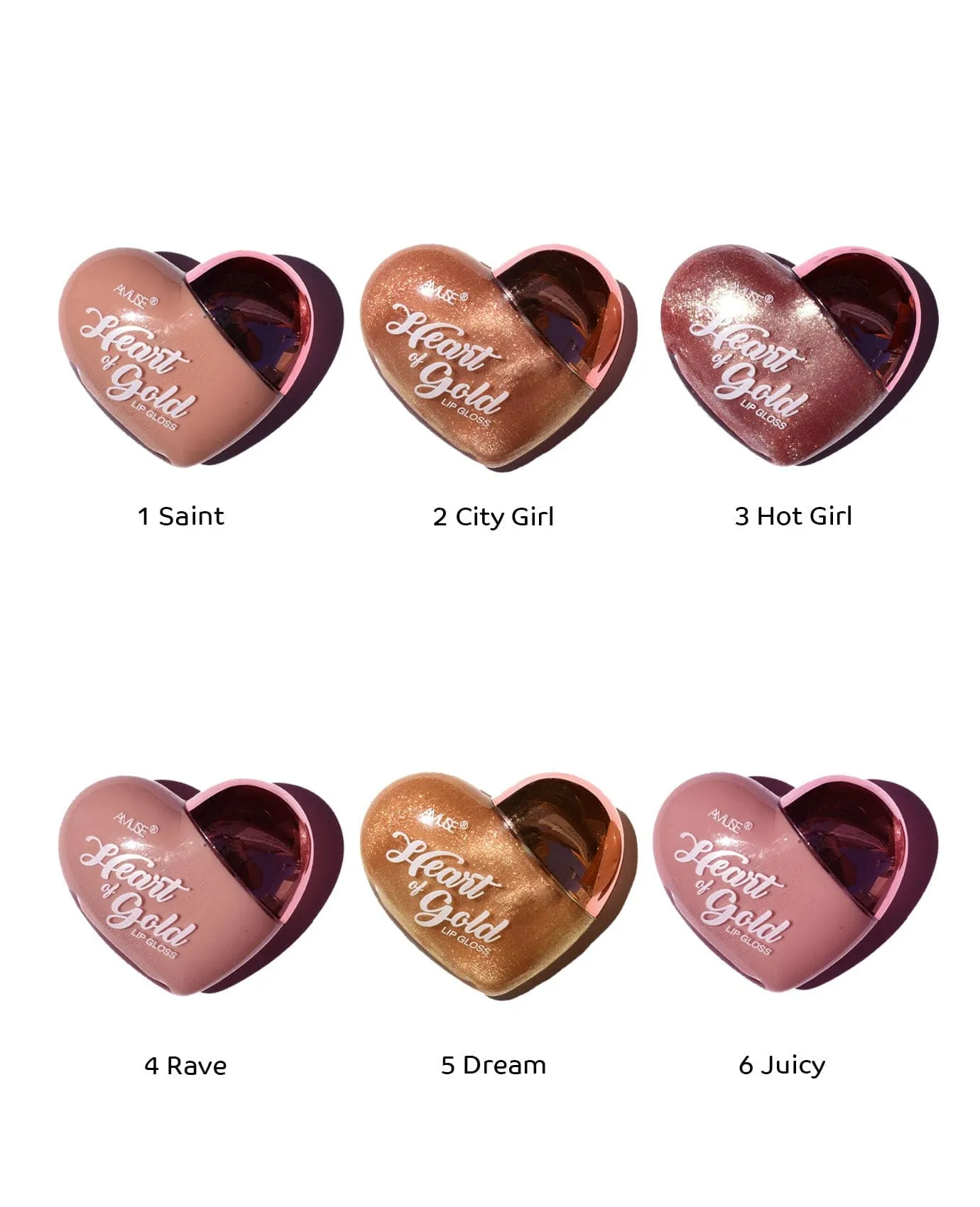Amuse Heart Of Gold Lip Gloss