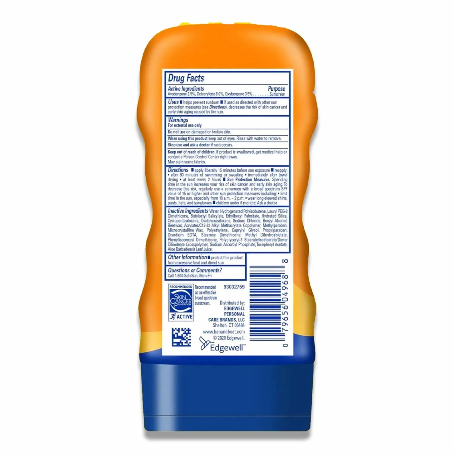 Banana Boat - Sport Performance Sunscreen Lotion SPF 100  4 oz - 12 Pack