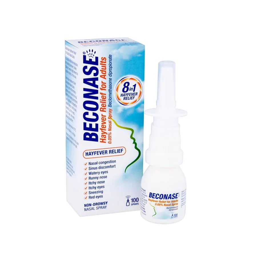Beconase Hayfever Relief for Adults Nasal Spray (100 Doses)