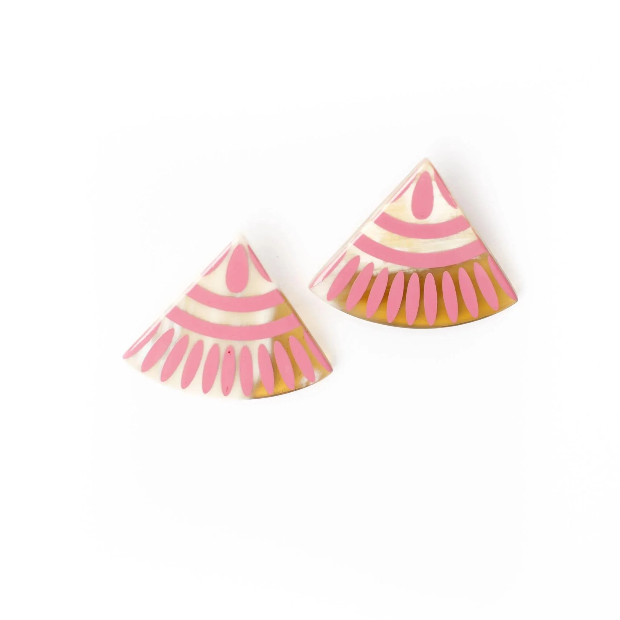 Blush Tile Earring