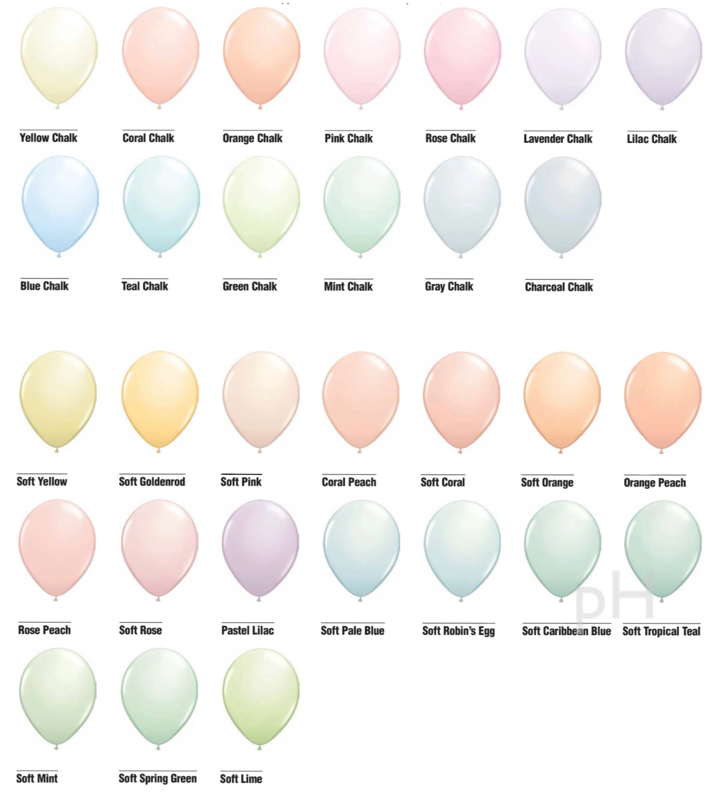 Chalk Yellow Custom Latex Balloons