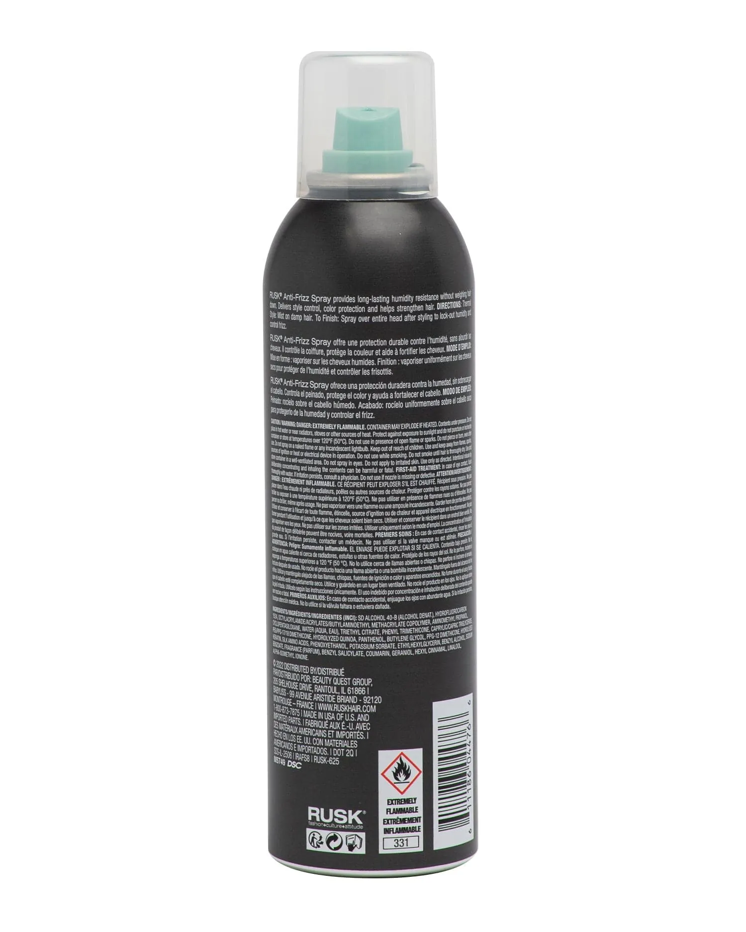 Humidity-Resistant Anti-Frizz Spray