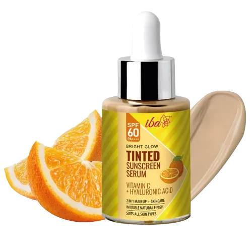 Iba Bright Glow Tinted Sunscreen Serum SPF 60 PA    