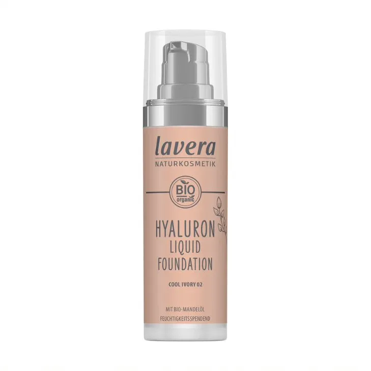 Lavera Hyaluron Liquid Foundation -Cool Ivory 02- 30 ml