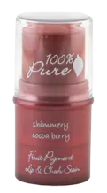 Lip and Cheek Tint - Shimmery Cocoa Berry Fruit Pigmented