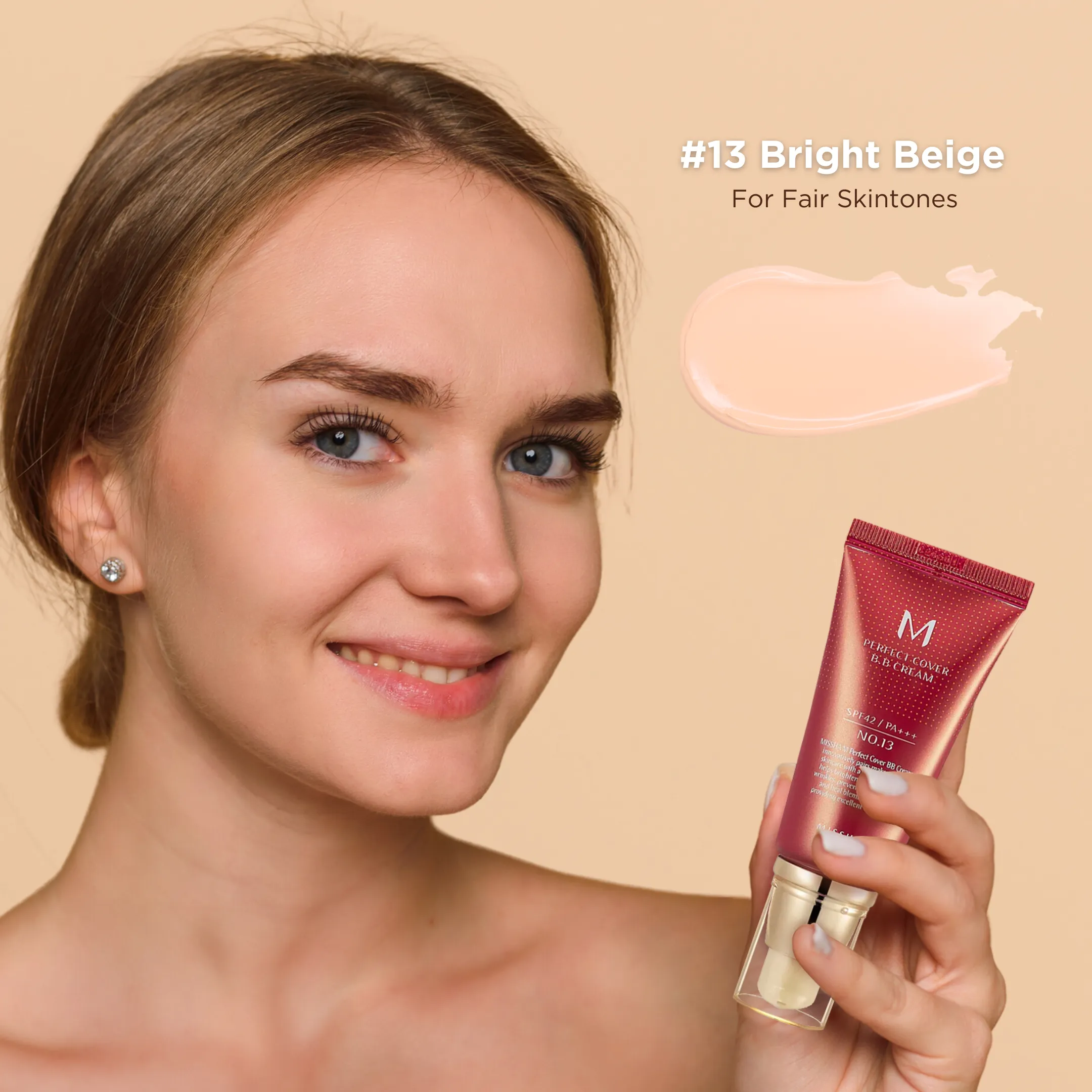 M Perfect Cover BB Cream SPF 42 PA    (13 Bright Beige)