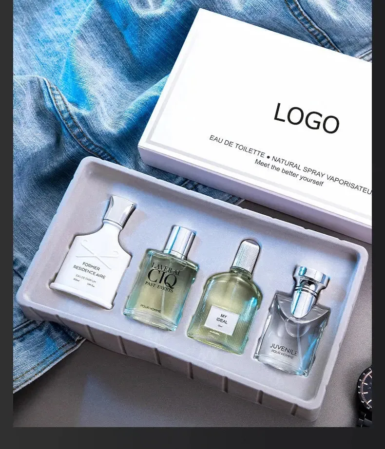 Men's Long Lasting Body Spray Gift Box Cologne Set