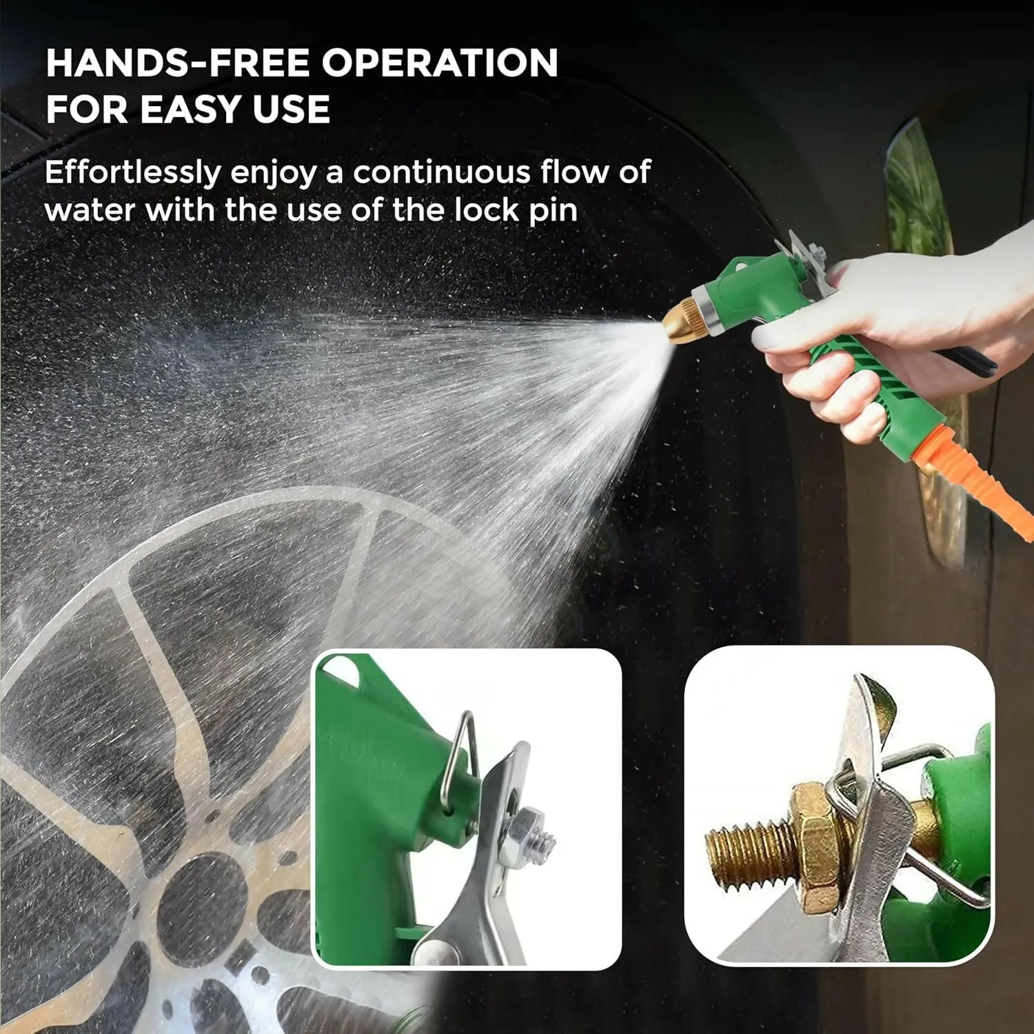 Multi-Function High Pressure Water Spray Hose Gun for Car Washing, Gardening, and Cleaning