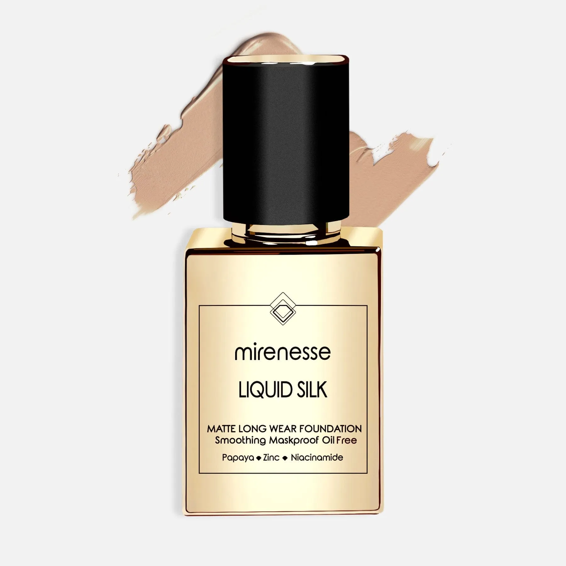 NEW Liquid Silk Matte Long Wear Foundation SPF25-Light | Medium Shades