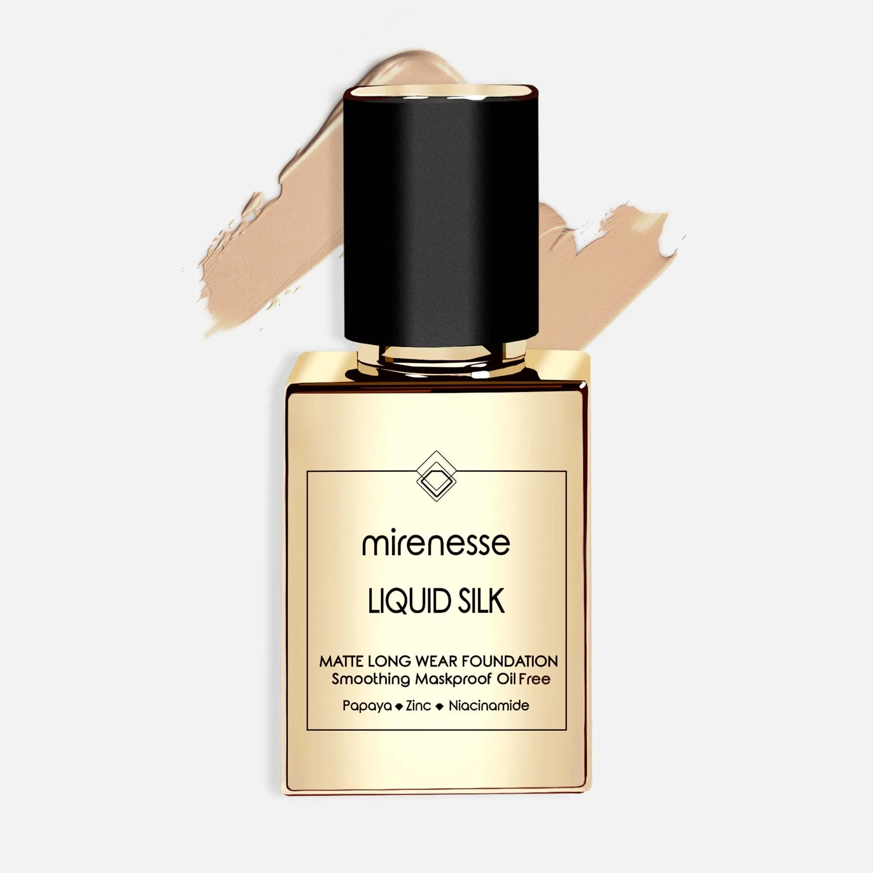 NEW Liquid Silk Matte Long Wear Foundation SPF25-Light | Medium Shades