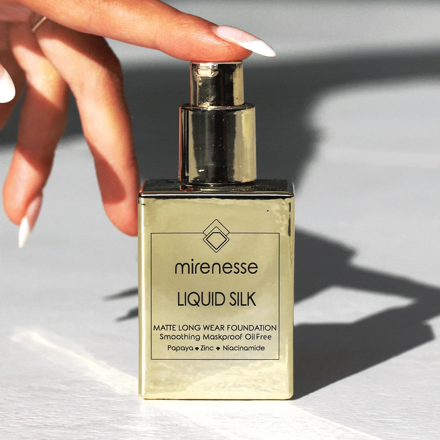 NEW Liquid Silk Matte Long Wear Foundation SPF25-Light | Medium Shades