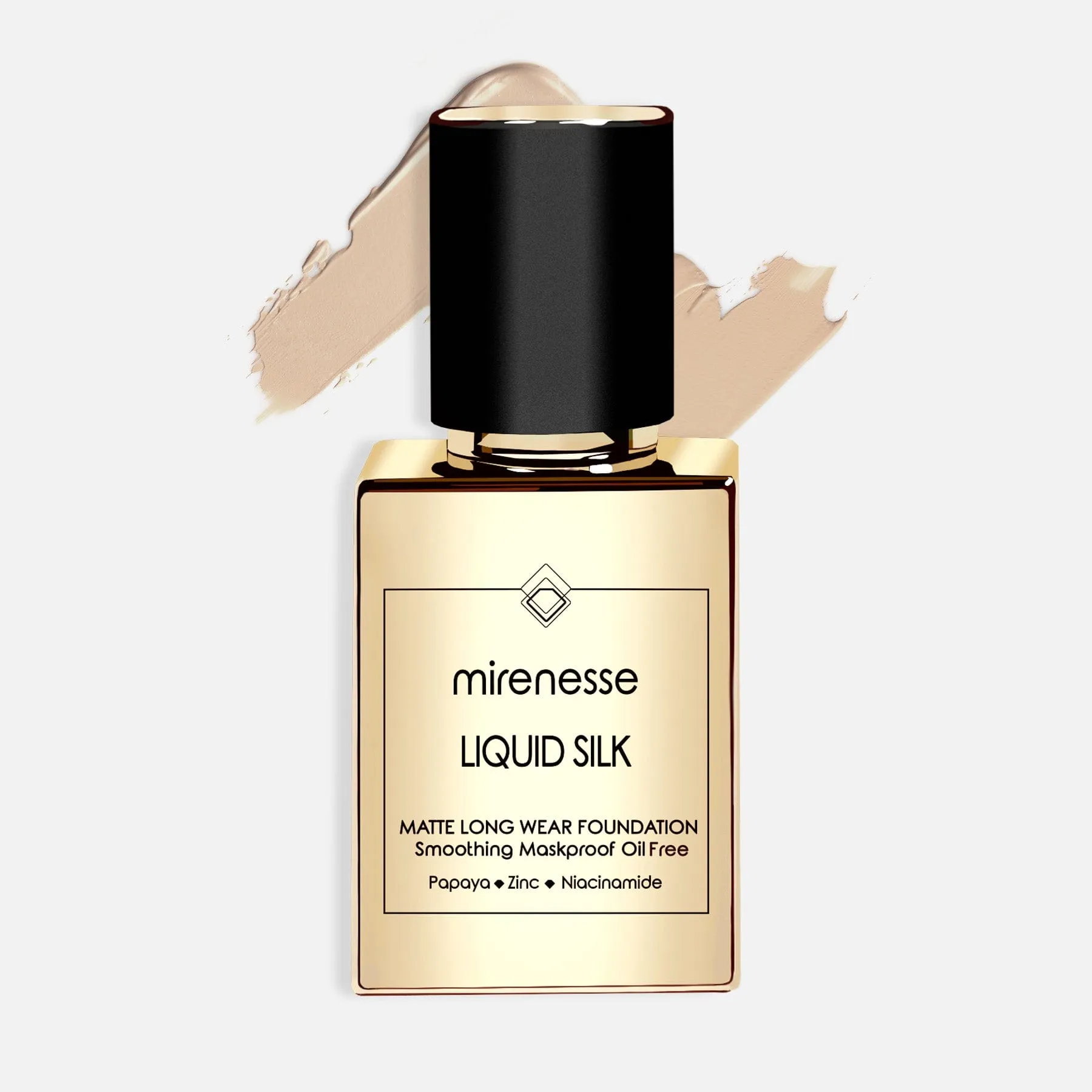 NEW Liquid Silk Matte Long Wear Foundation SPF25-Light | Medium Shades