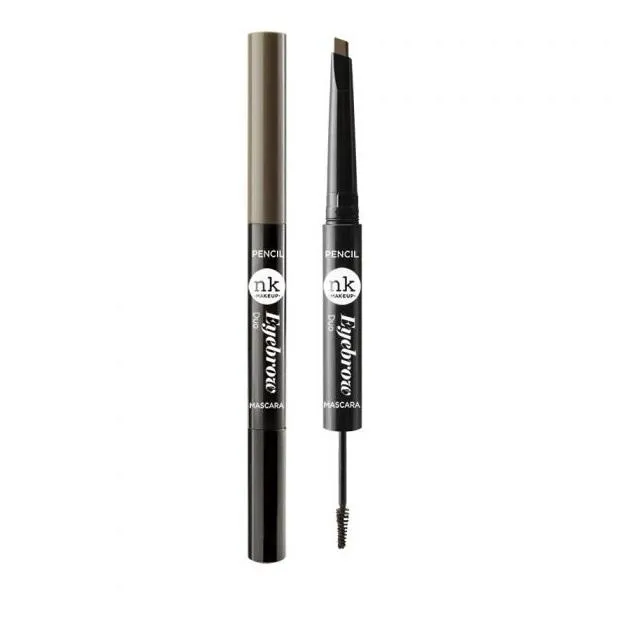 NICKA K Eyebrow Duo Pencil and Mascara - Brown