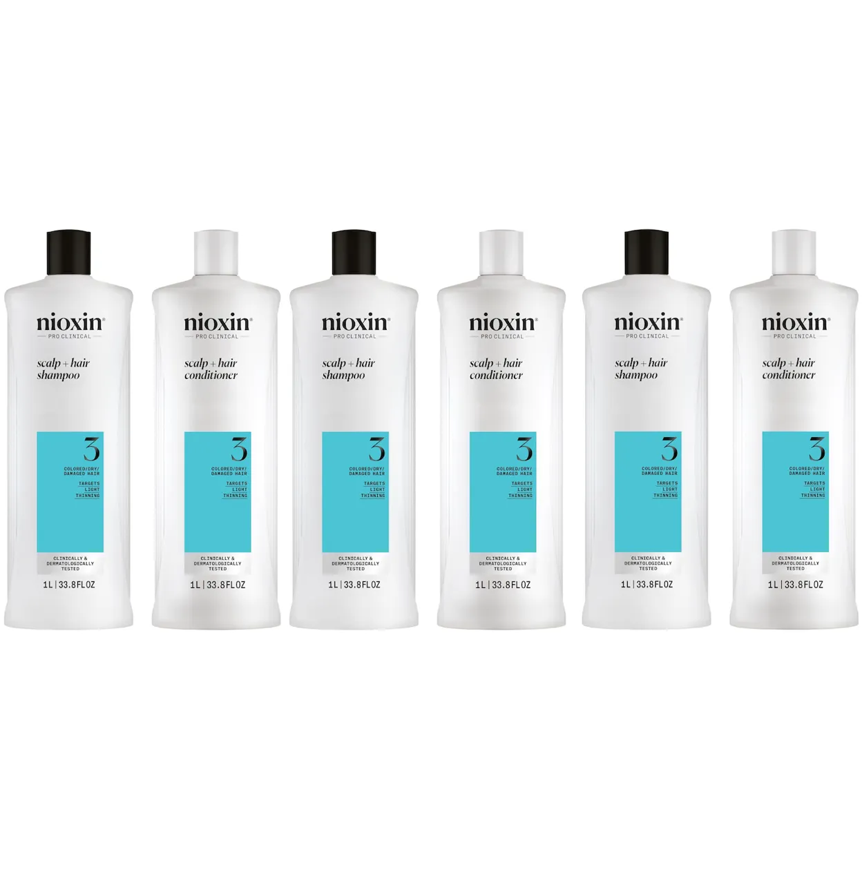 NIOXIN System 3 Cleanser 33.8oz & Scalp Therapy 33.8oz Duo Set