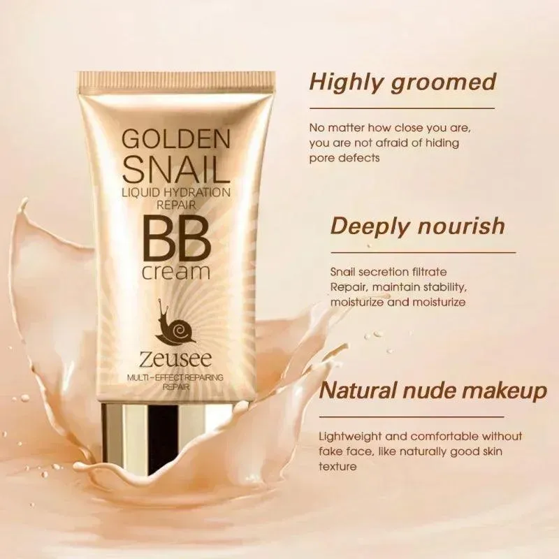 Oil-Control Waterproof Full Coverage BB Cream for Flawless Skin