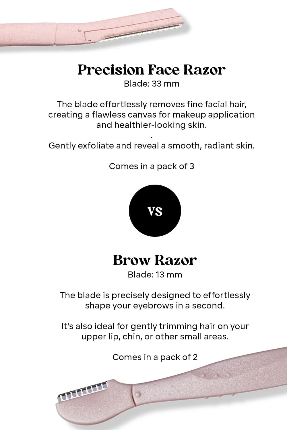 Precision Face Razor Trio