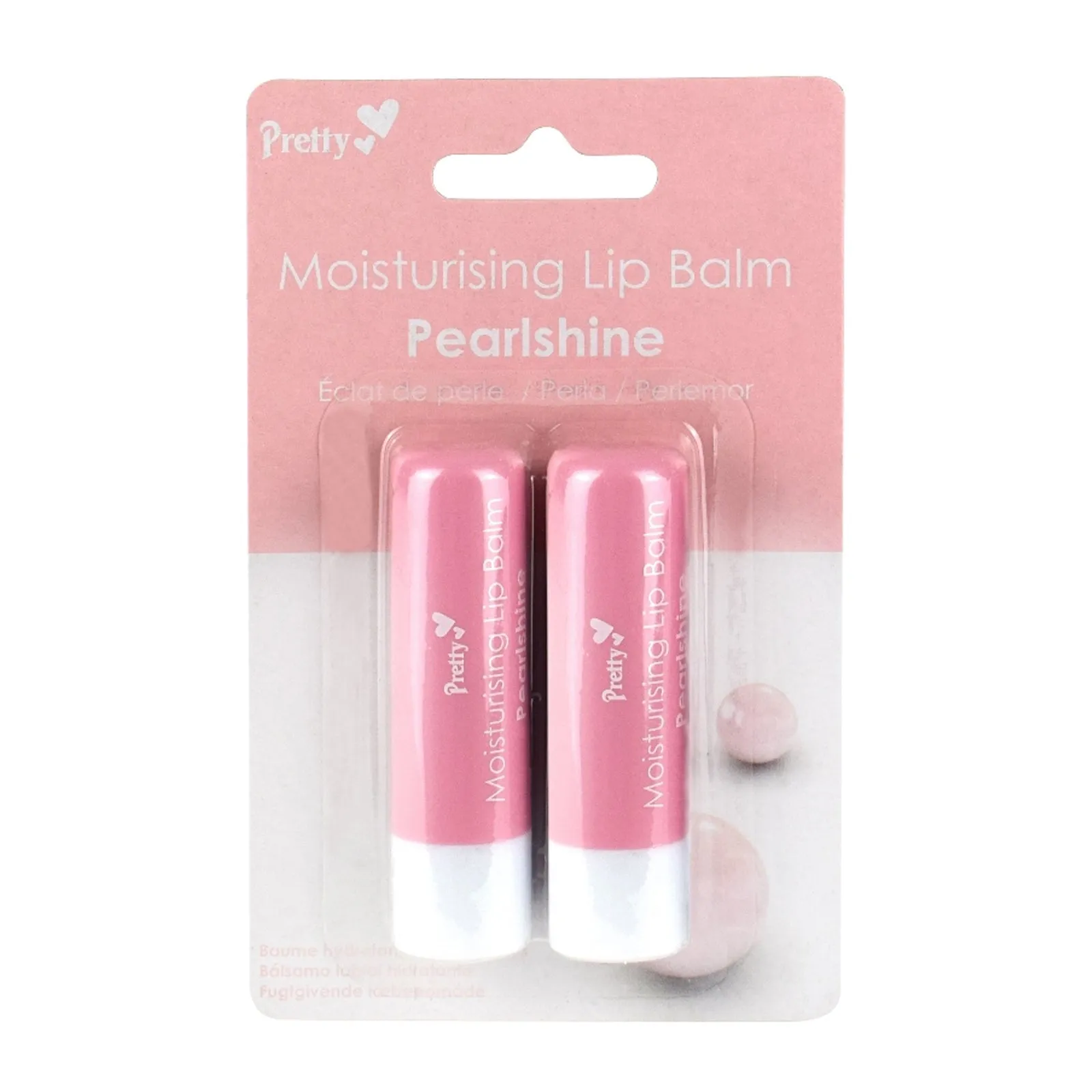 Pretty Moisturising Pearlshine Lip Balm 2 Pack