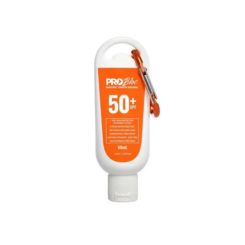 Pro Choice Pro-Bloc 50  Sunscreen With Carabiner Clip Each of 6 (SS60C-50)