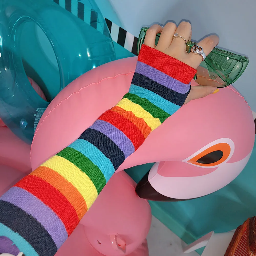 Rainbow Sunscreen Sleeve KF90537