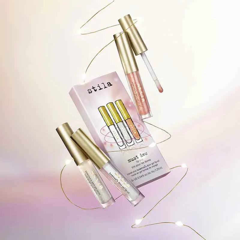 Stila Must Dew Lip Oil Trio Gift Set