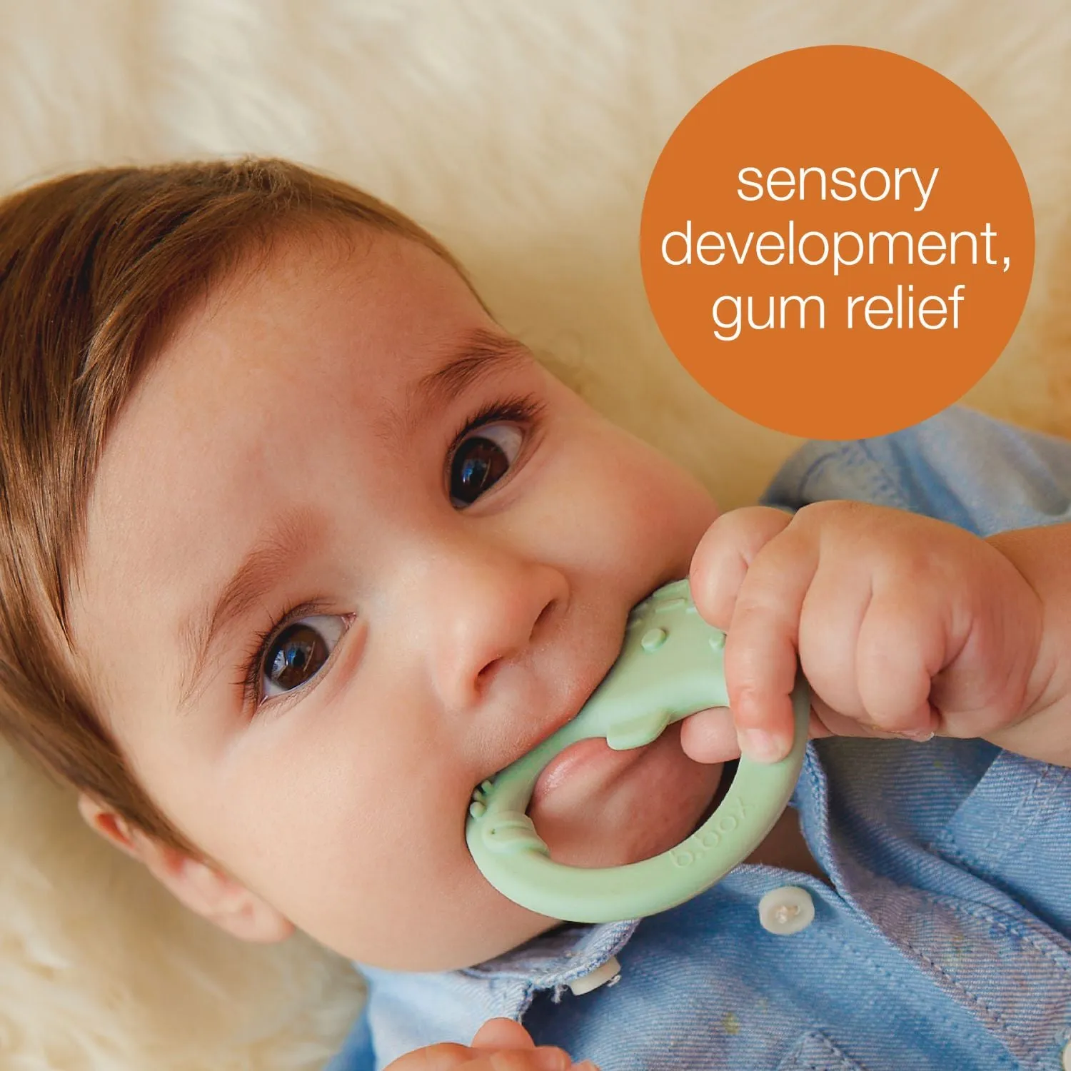 Trio Teether Blush Pink
