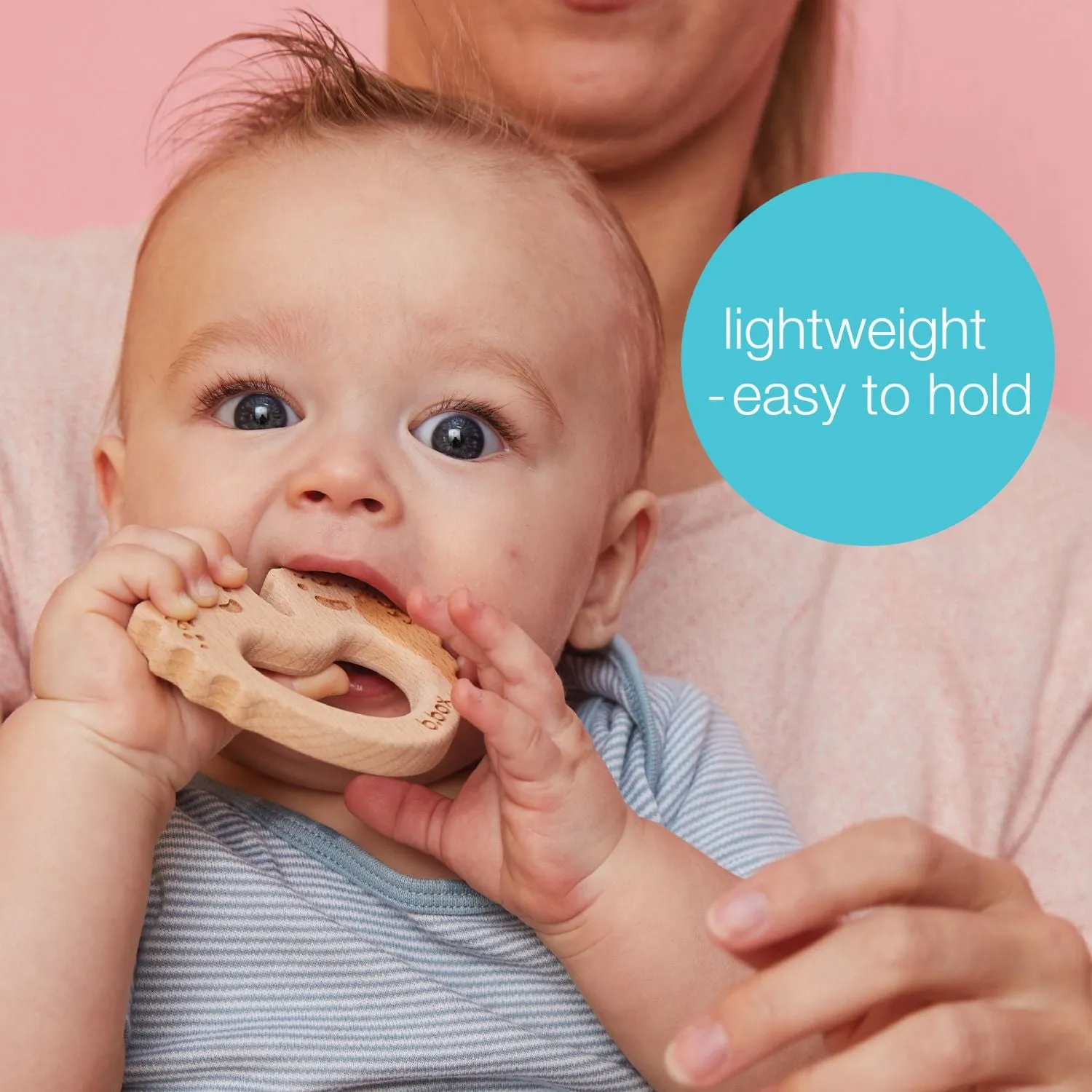 Trio Teether Blush Pink