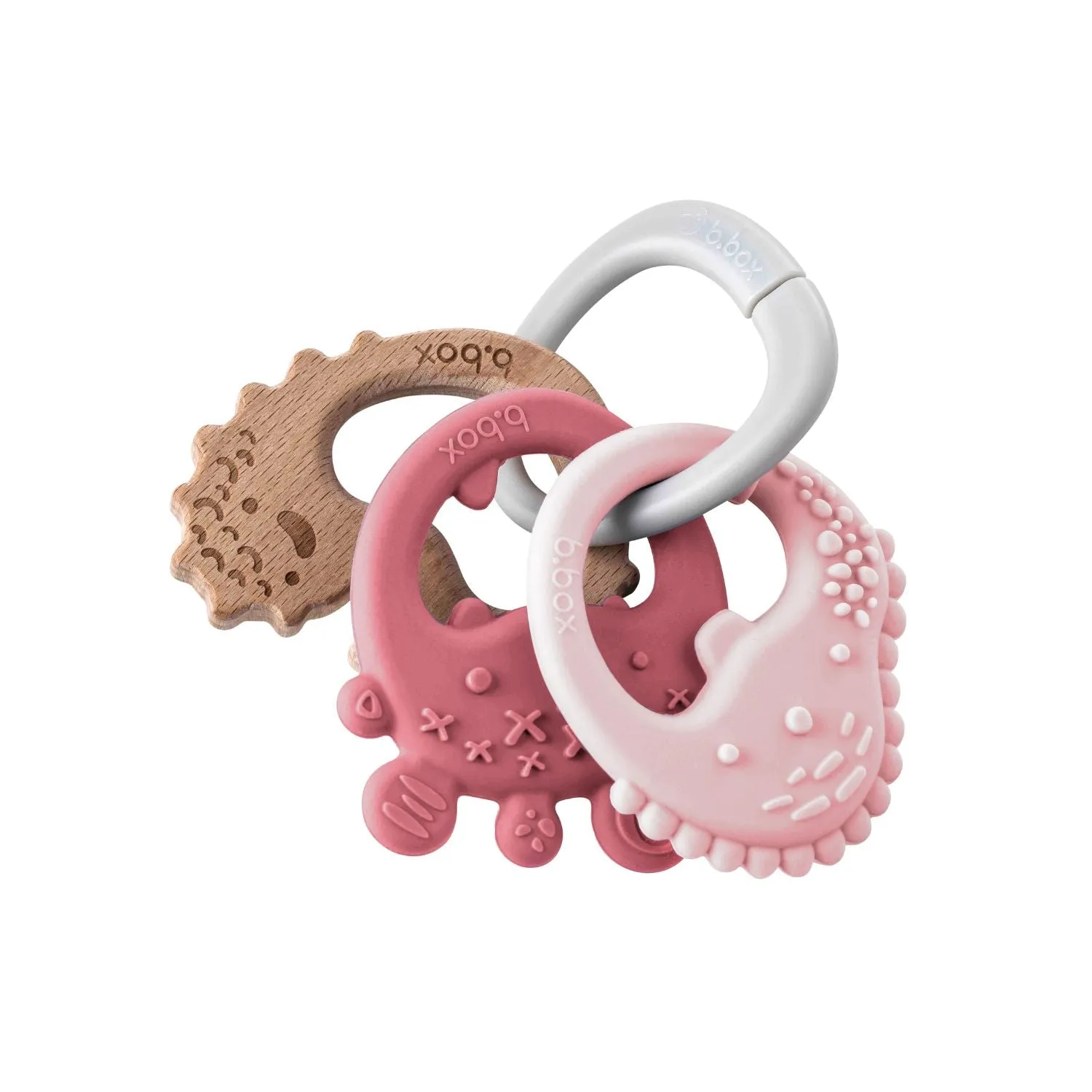 Trio Teether Blush Pink