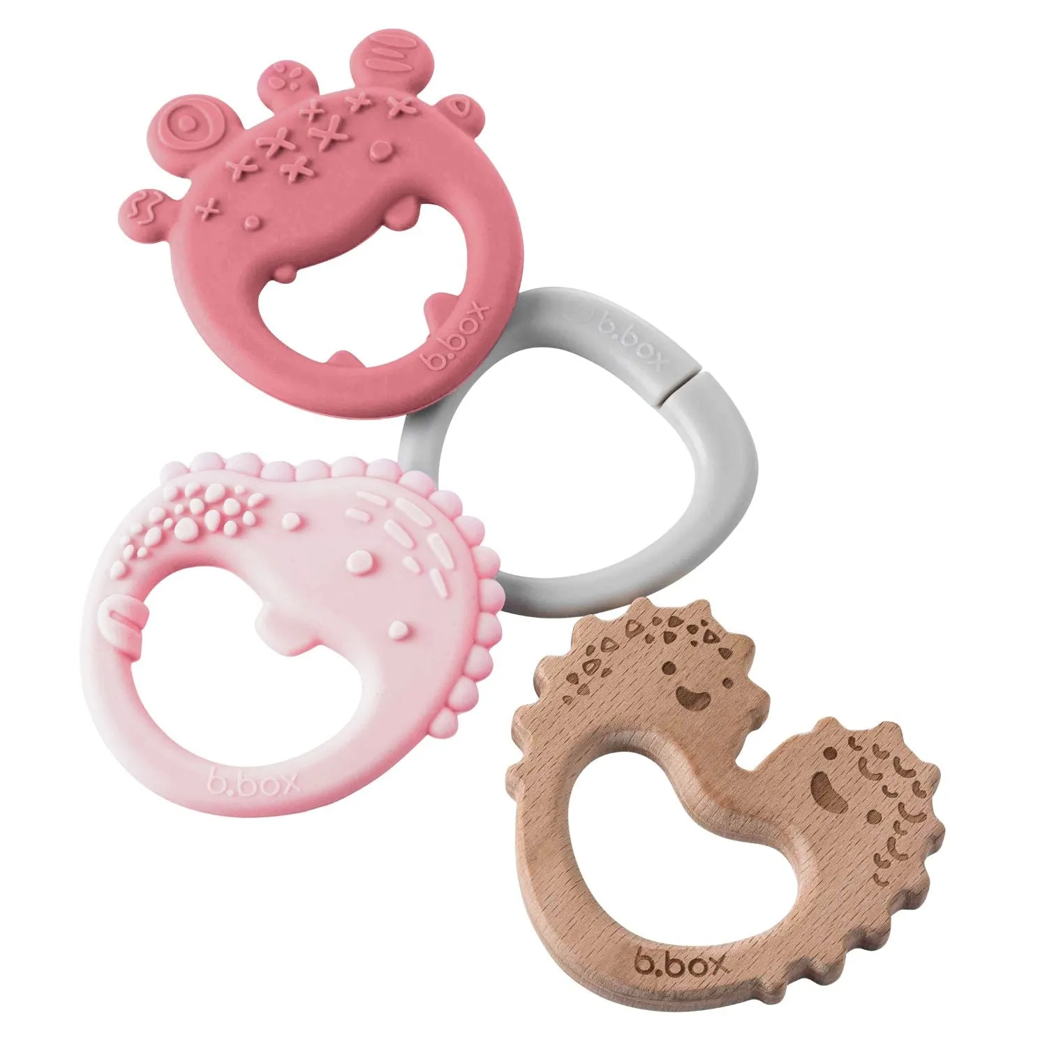 Trio Teether Blush Pink