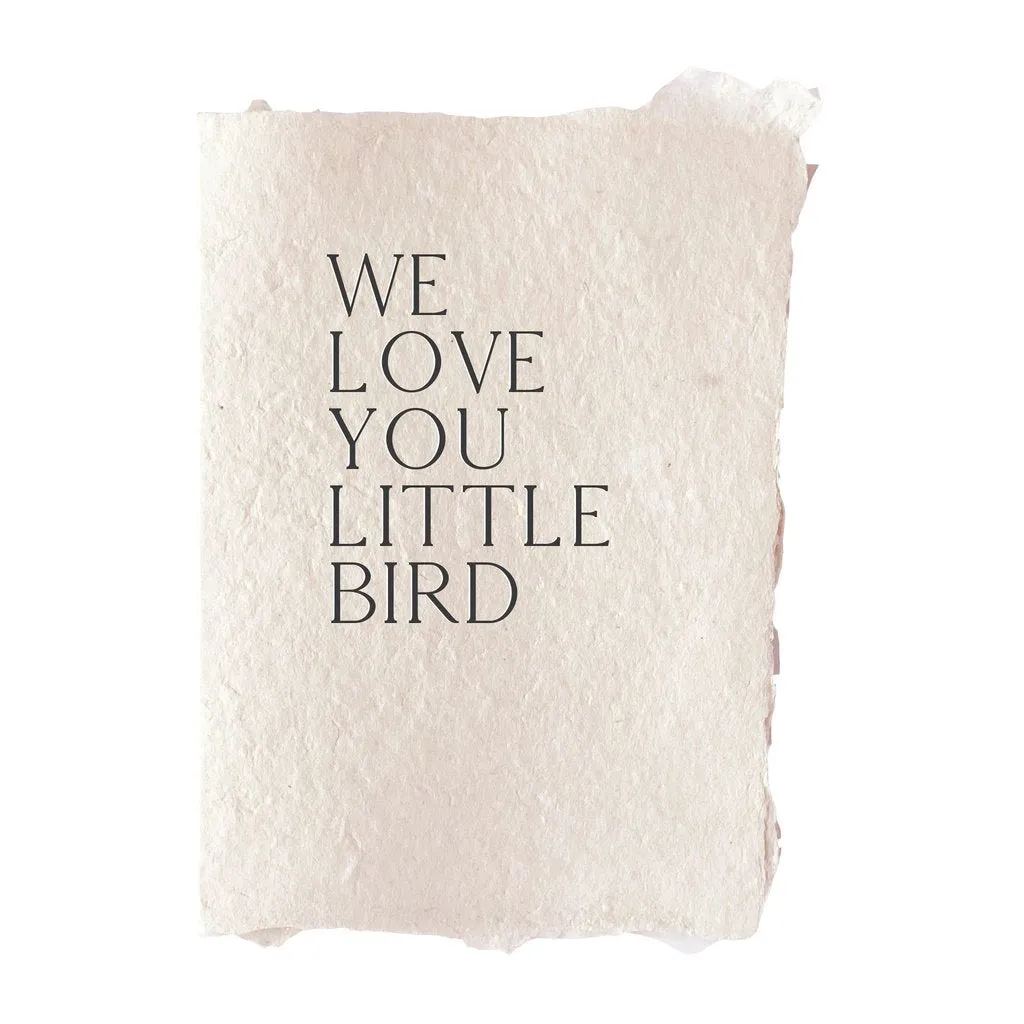 We Love You Little Bird